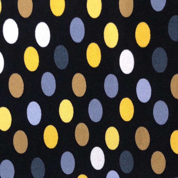 CHICO’S Notched Neckline Polka Dot Dress w/Stretch - Picture 6 of 8